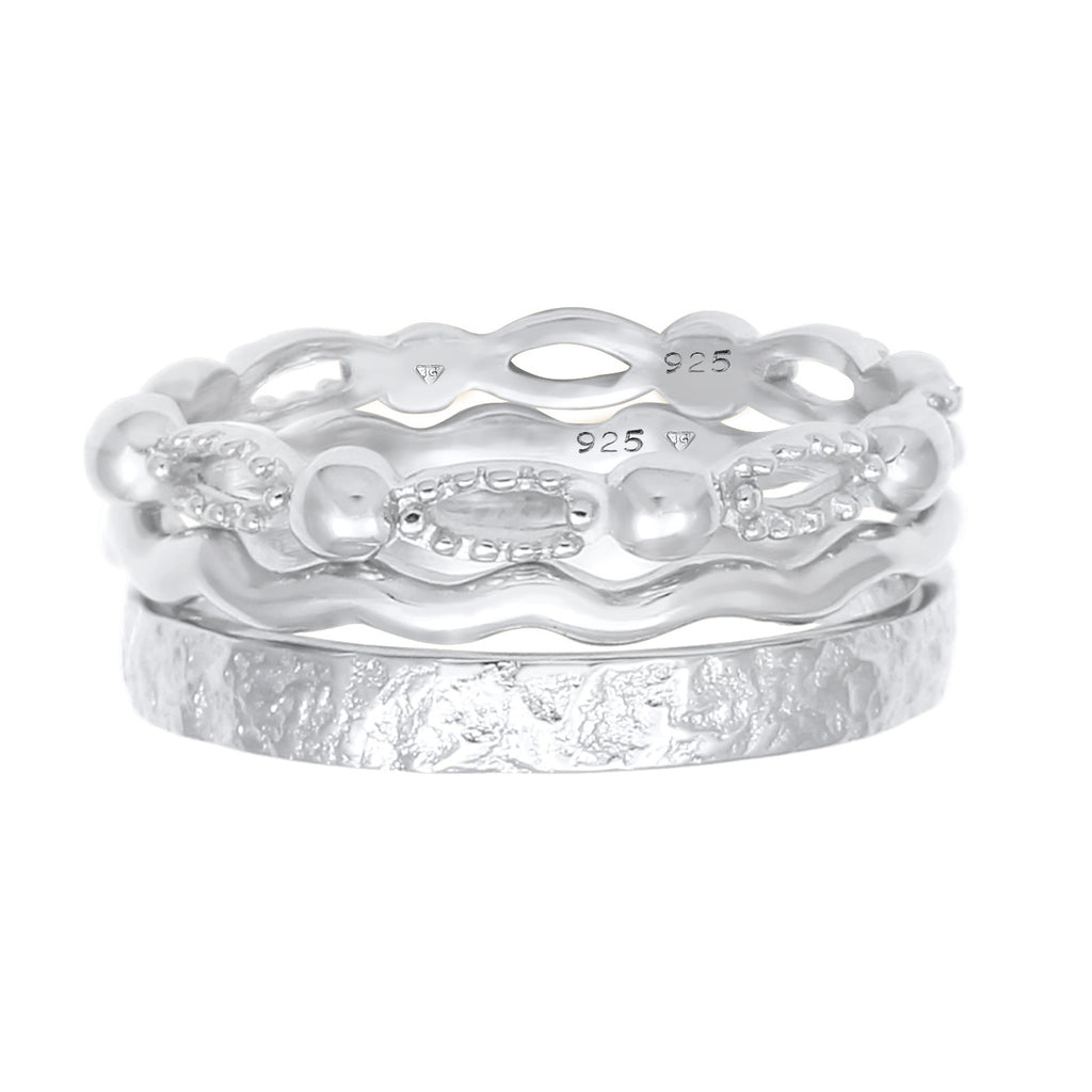 Silber - Elli | Bandring | 925er Sterling Silber