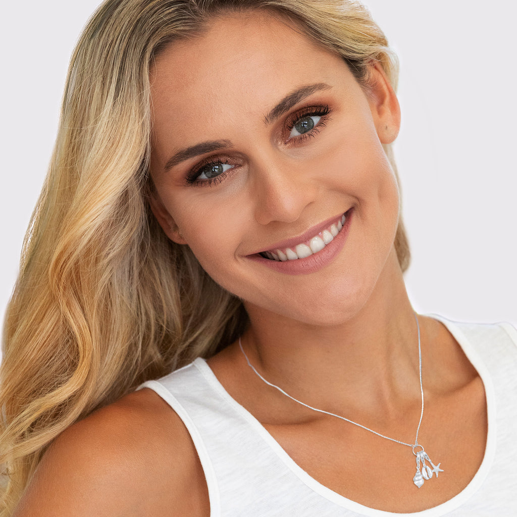 Silber - Nenalina | Charm Muschel | 925er Sterling Silber