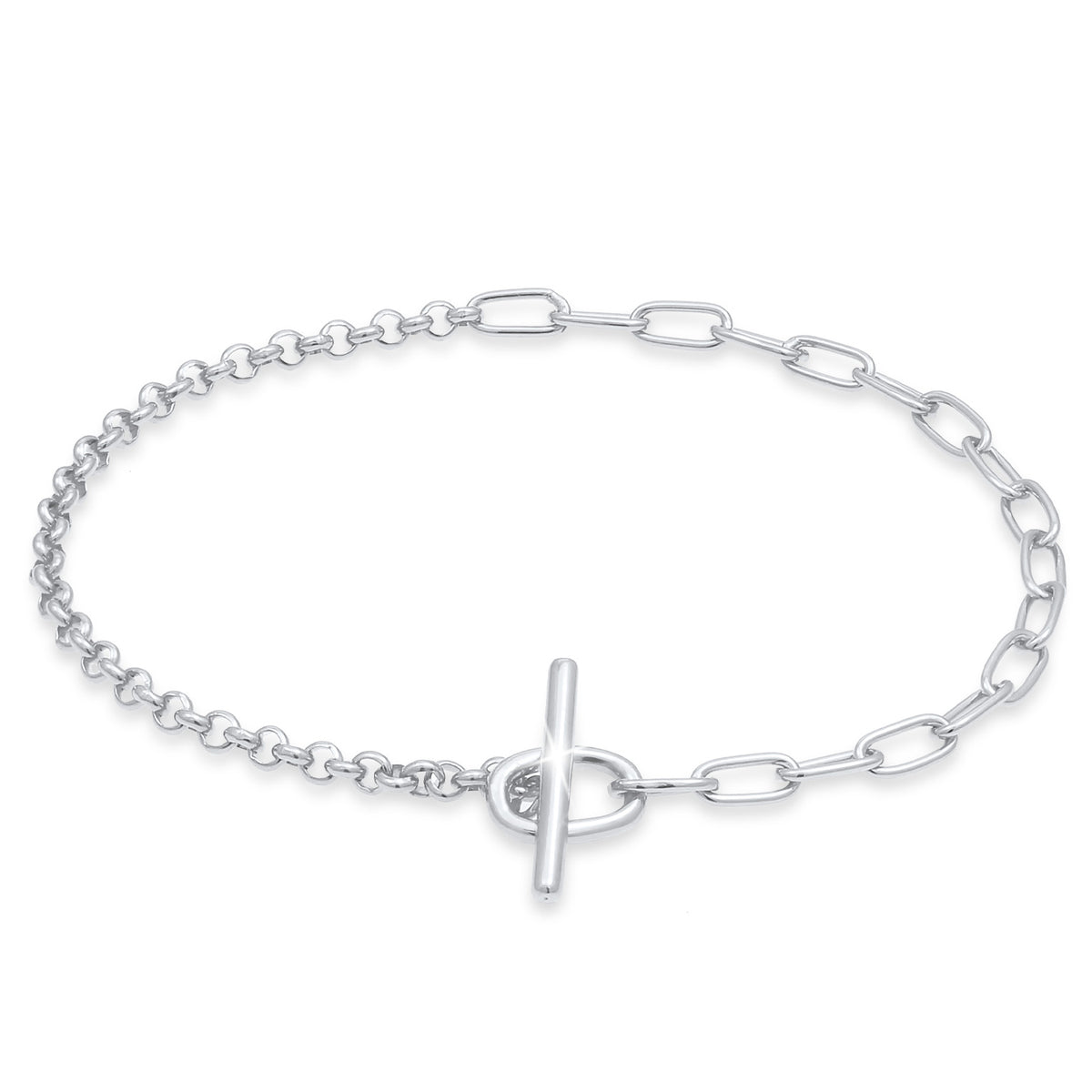 Silber - Elli | Glieder-Armband | 925er Sterling Silber