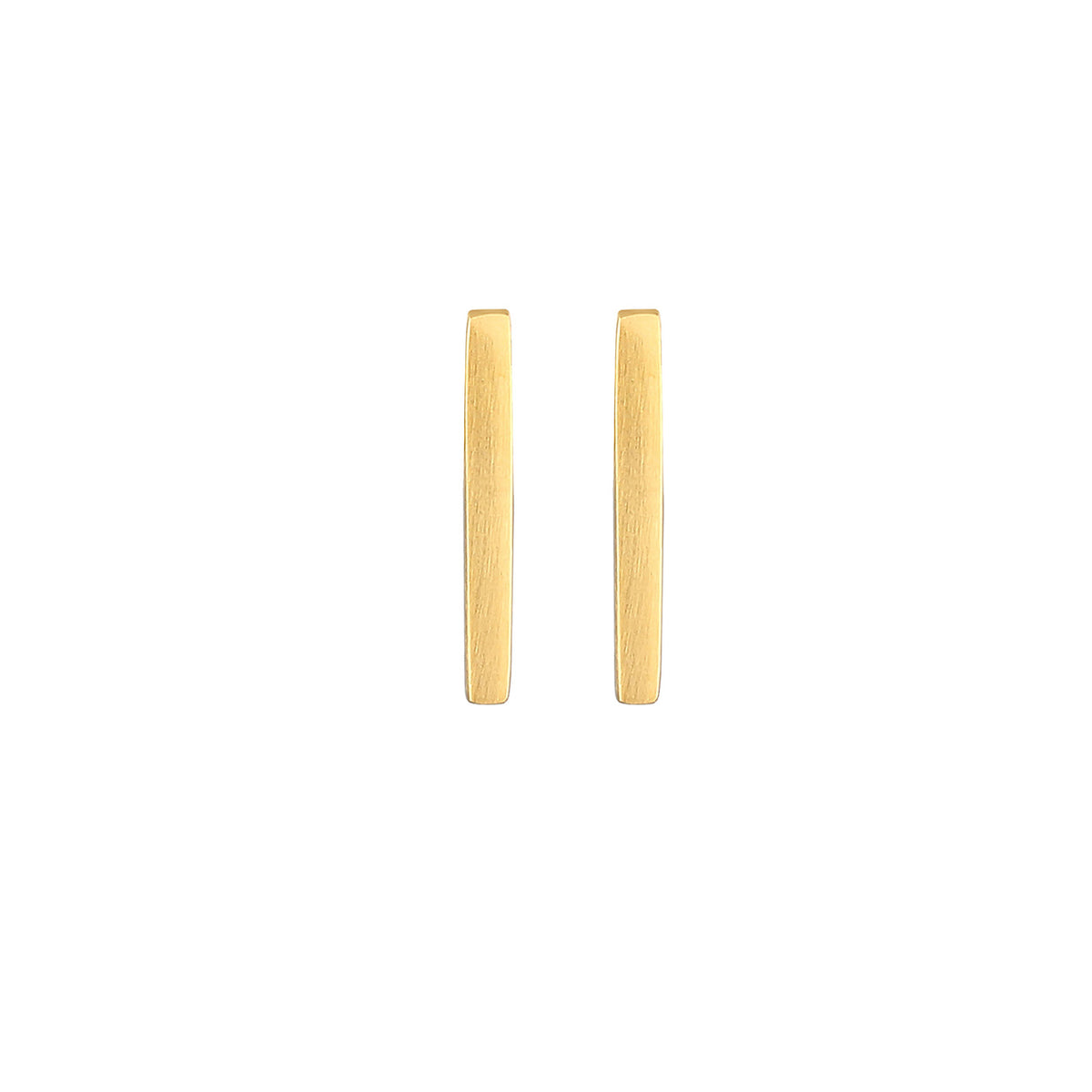 Gold - Elli | Ohrstecker Geo | 925 Sterling Silber vergoldet