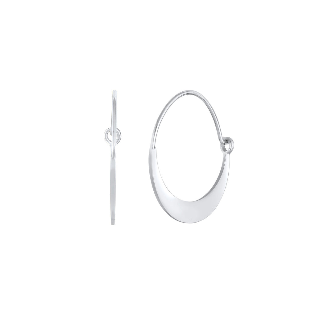 Silber - Elli | Creole | 925er Sterling Silber