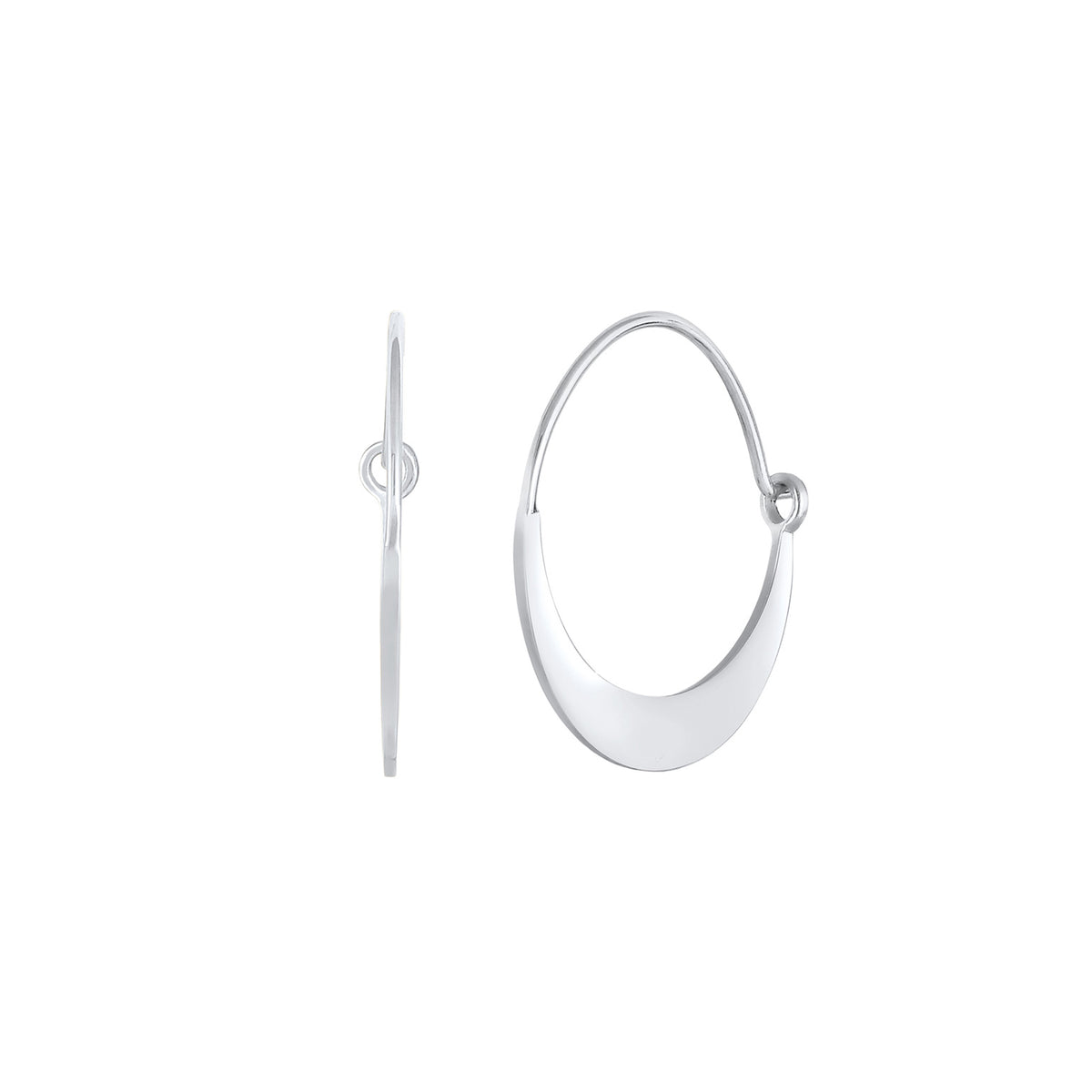 Silber - Elli | Creole | 925er Sterling Silber