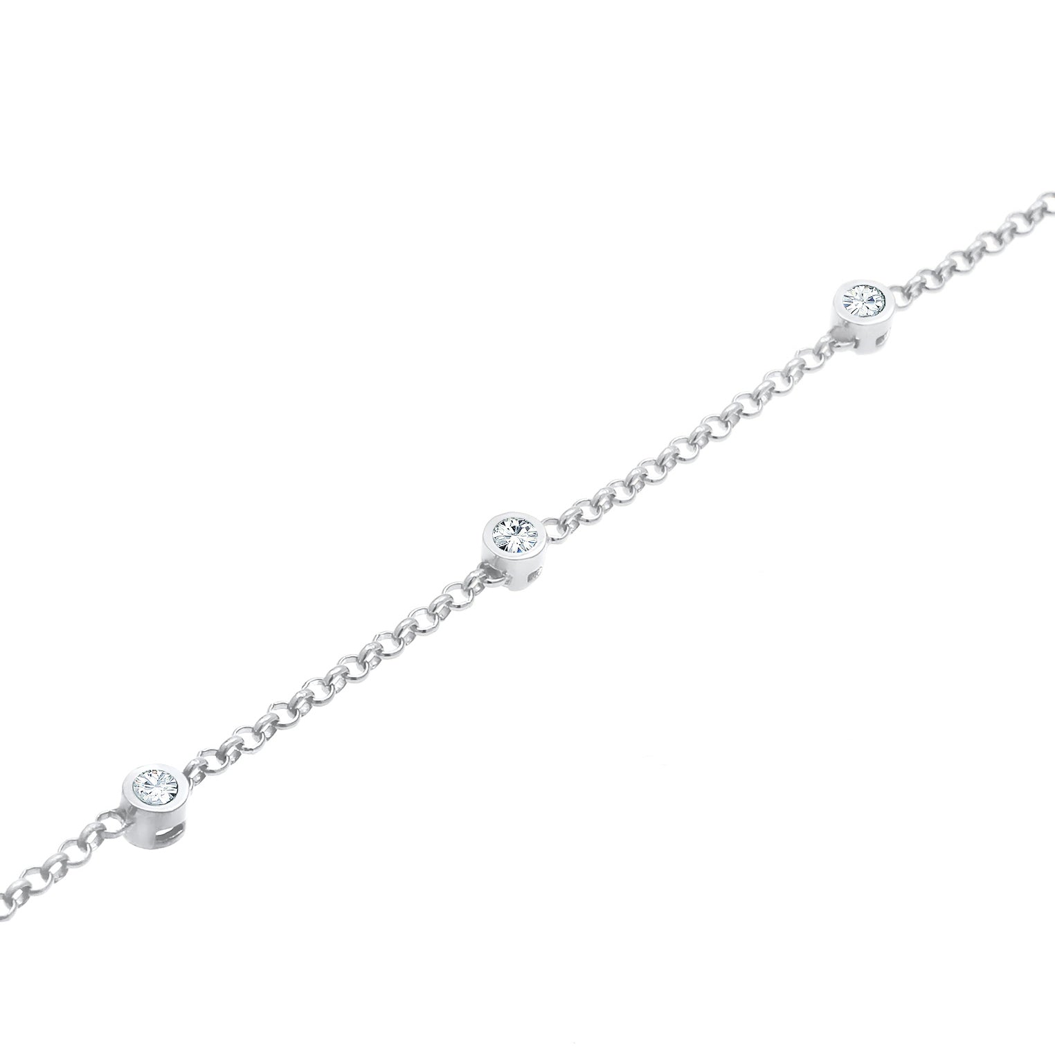 | ) Armband – Kristall ( Weiß Jewelry Elli
