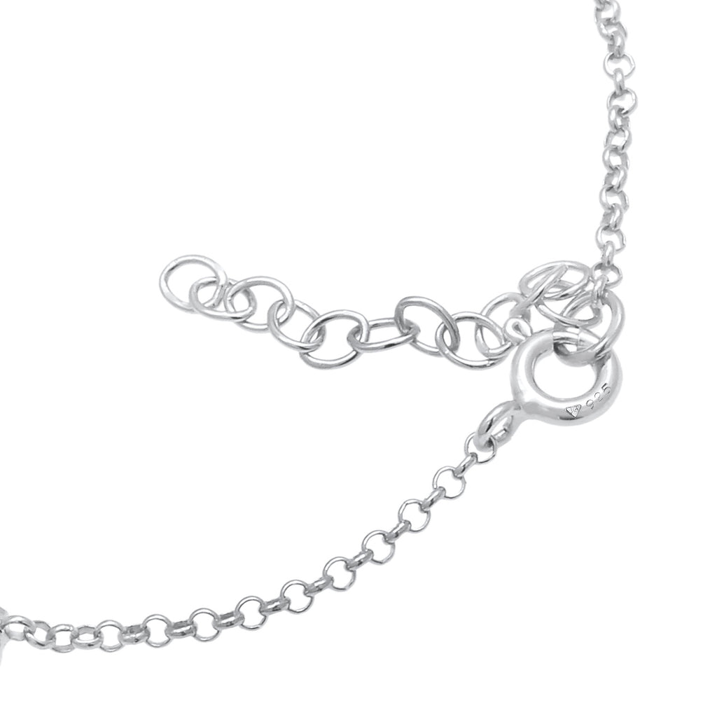 Silber - Elli | Armband | Mit Kristallen von Swarovski® (Weiß) | 925er Sterling Silber