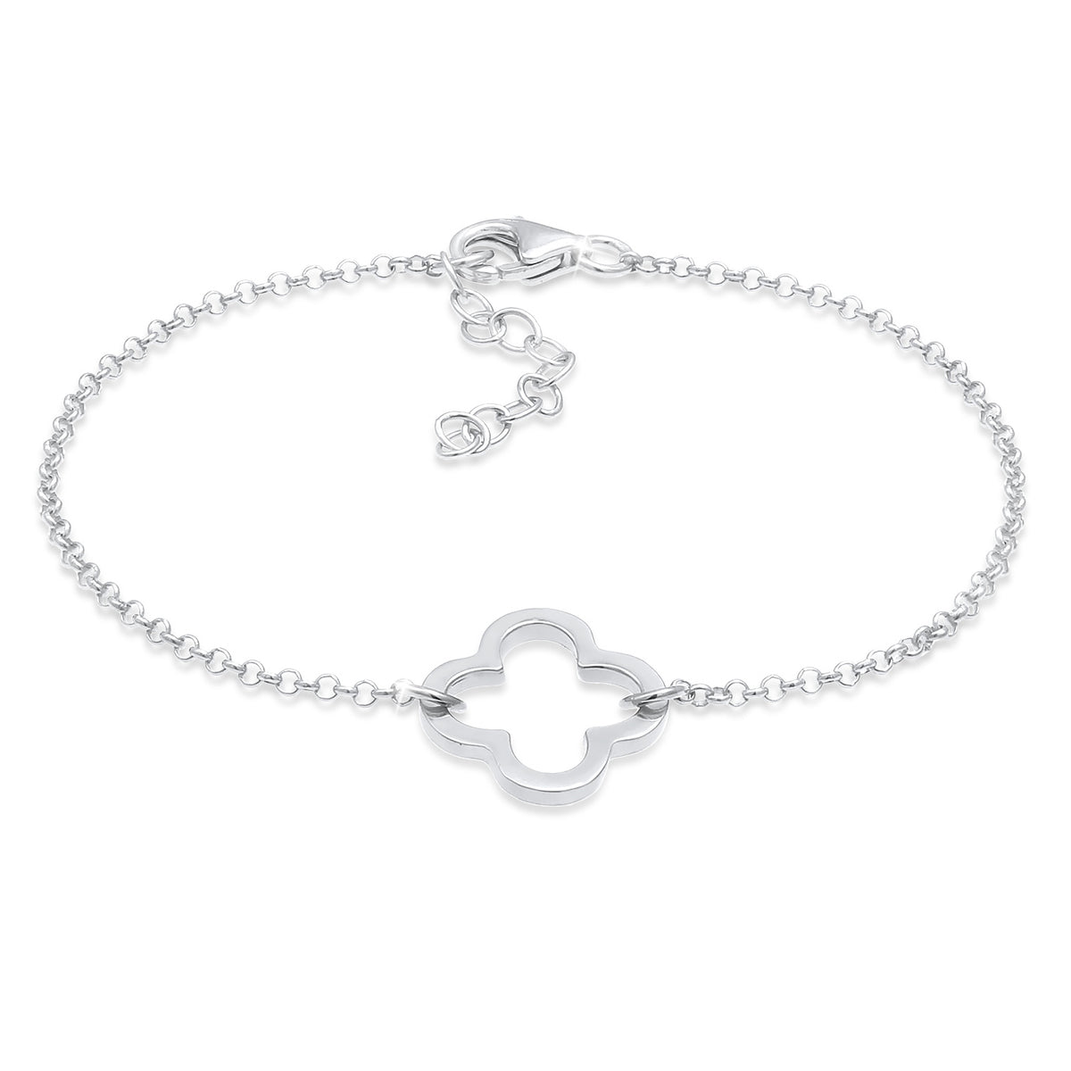 Silber - Elli | Armband Kleeblatt | 925er Sterling Silber