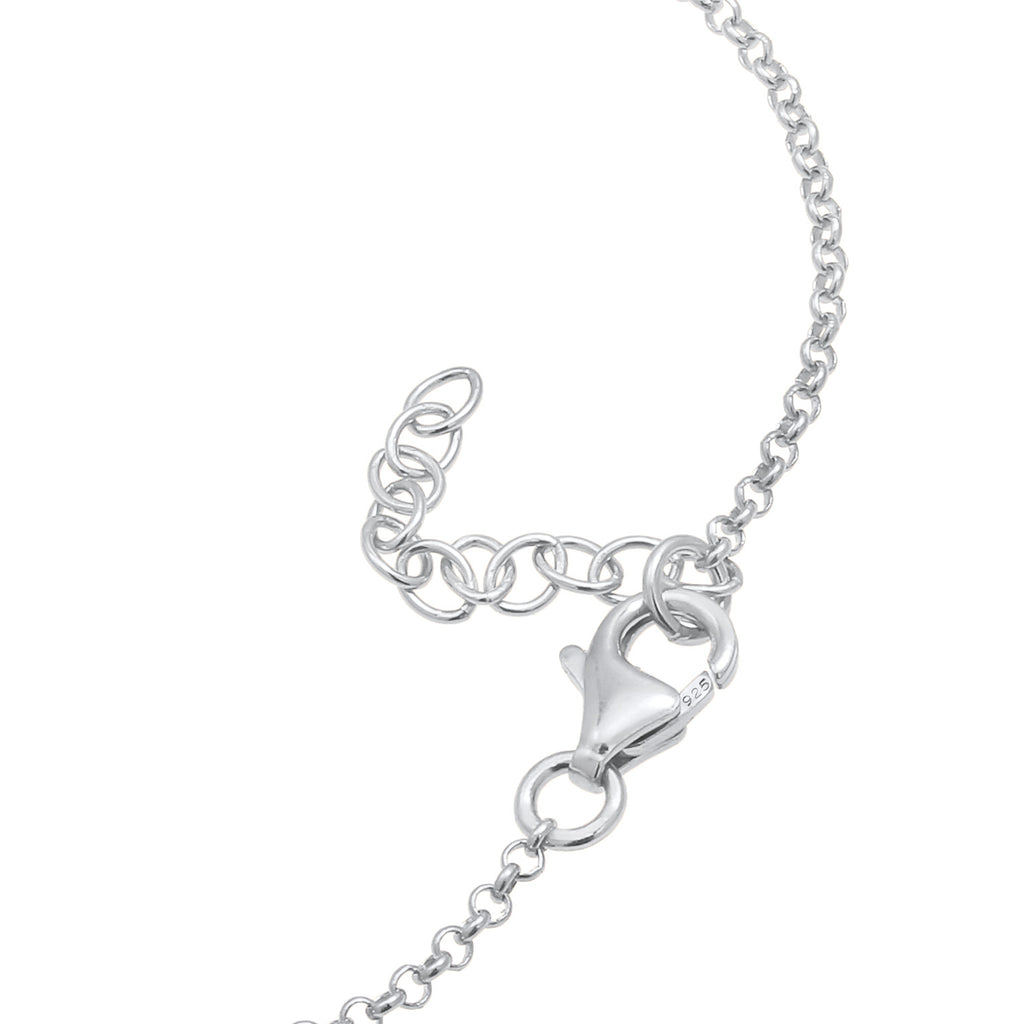 Silber - Elli | Armband Kleeblatt | 925er Sterling Silber