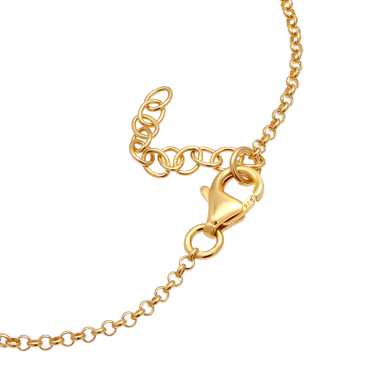 Gold - Elli | Armband Kleeblatt | 925 Sterling Silber vergoldet