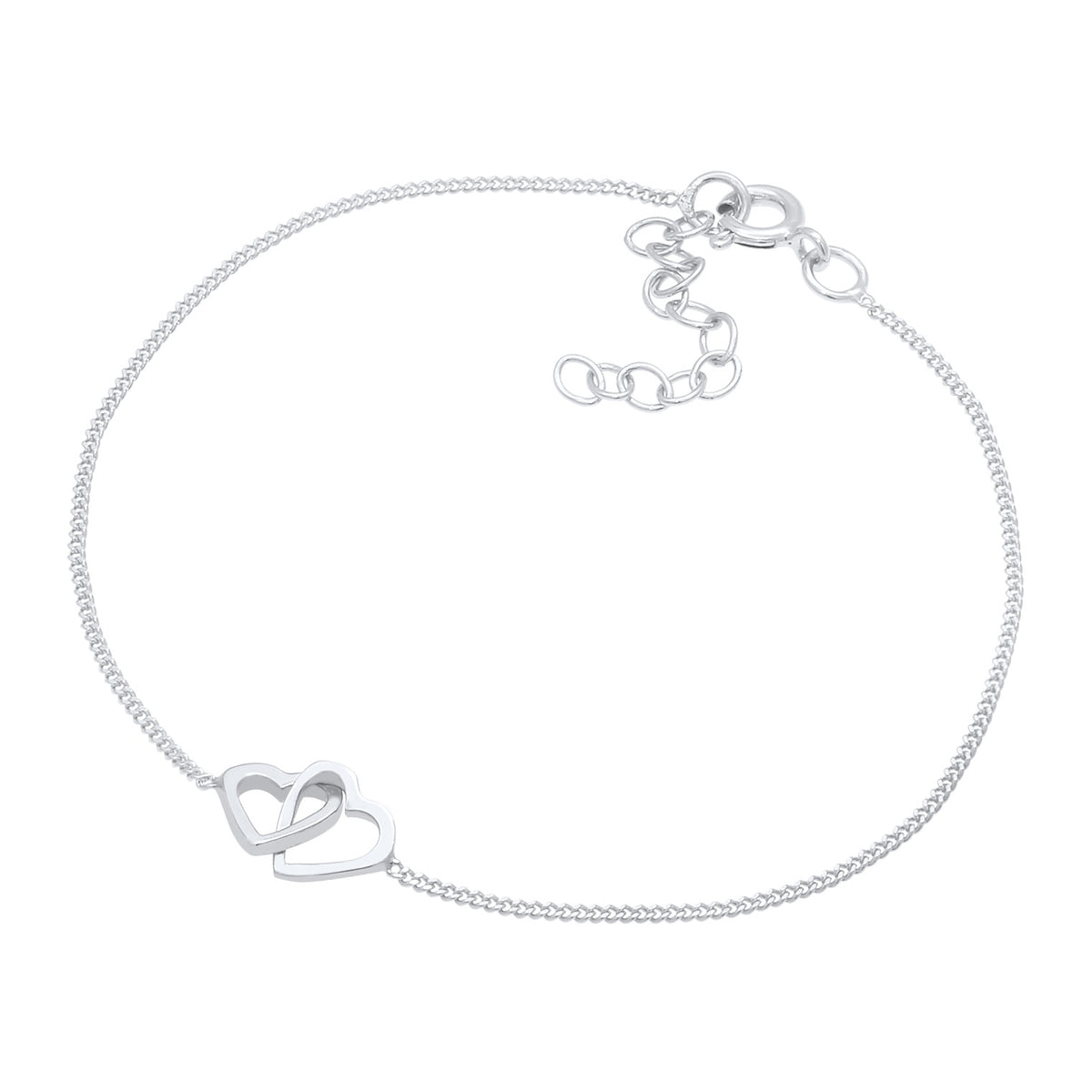 Silber - Elli | Armband Herz | 925er Sterling Silber