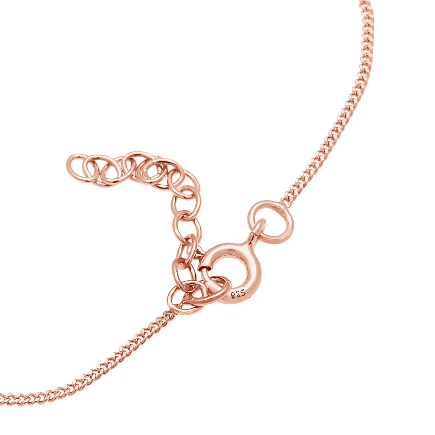 Roségold - Elli | Armband Herz | 925 Sterling Silber Rosegold