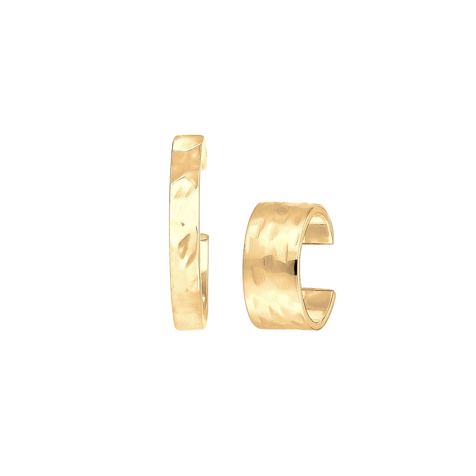 Gold - Elli | Earcuff | 925 Sterling Silber vergoldet