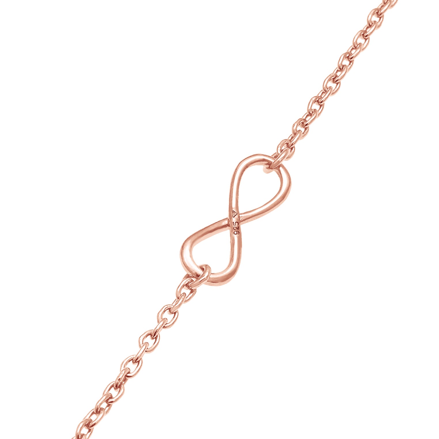 Roségold - Elli | Armband Infinity | 925 Sterling Silber Rosegold