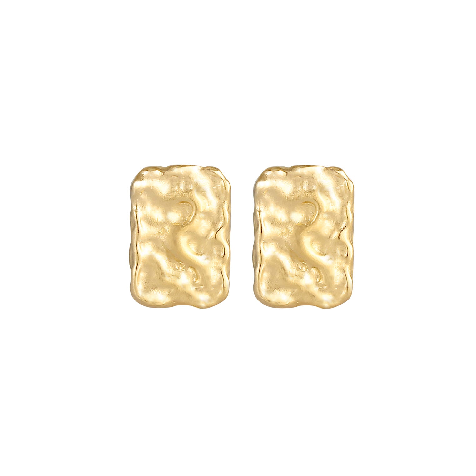 Gold - Elli | Ohrstecker | 925 Sterling Silber vergoldet