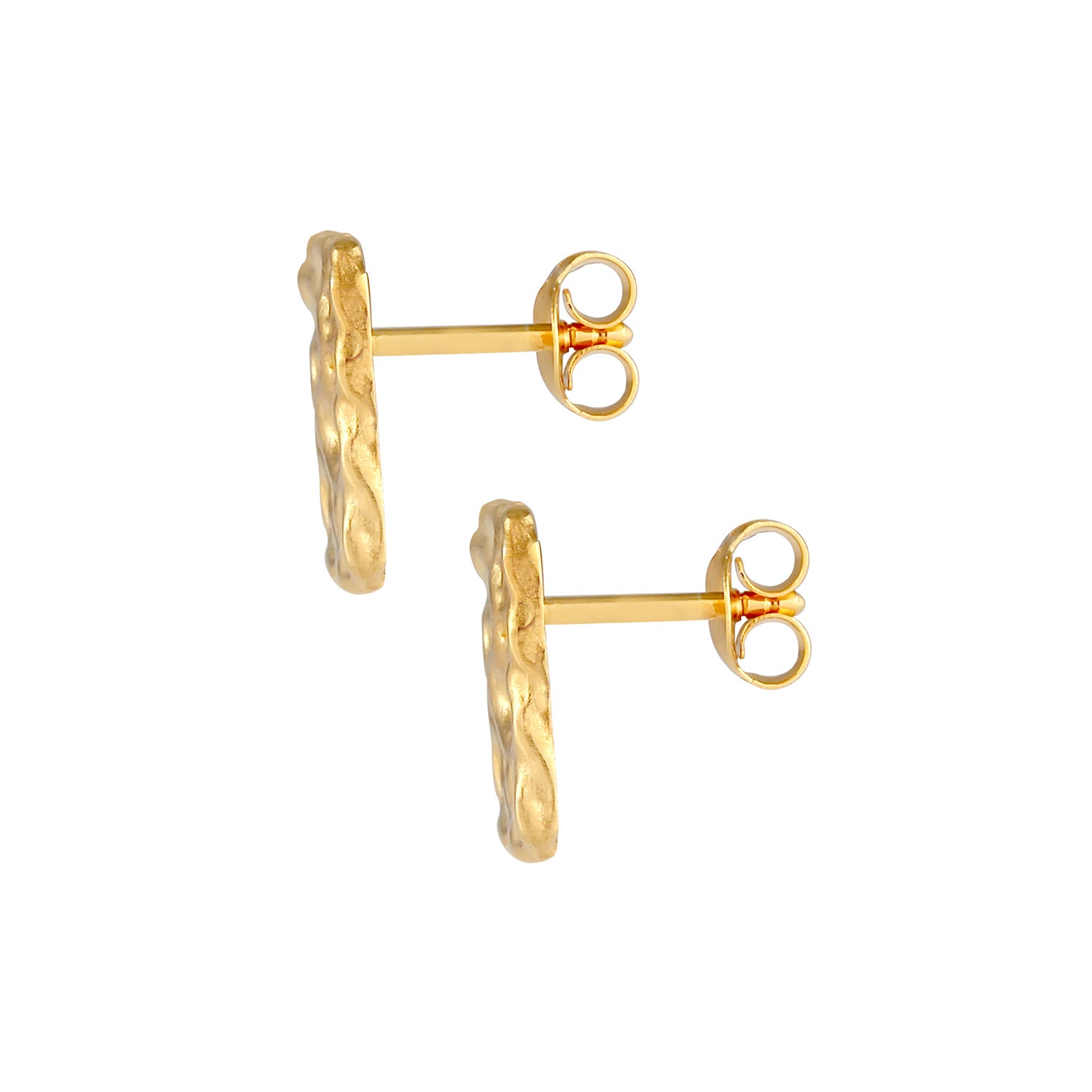 Gold - Elli | Ohrstecker | 925 Sterling Silber vergoldet