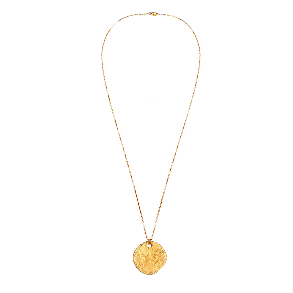 Gold - Elli | Lange Halskette Geo | 925 Sterling Silber vergoldet