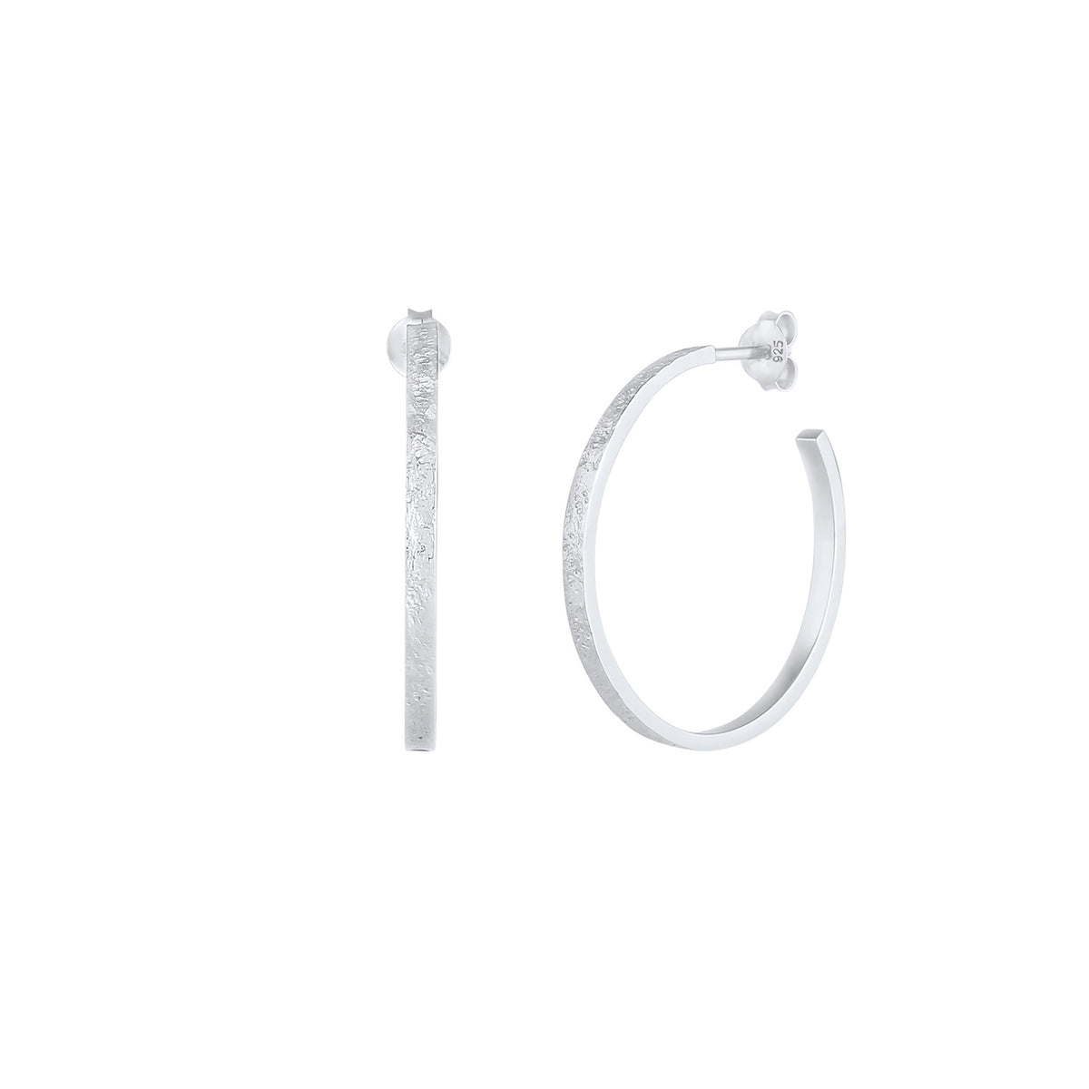 Silber - Elli | Creole | 925er Sterling Silber
