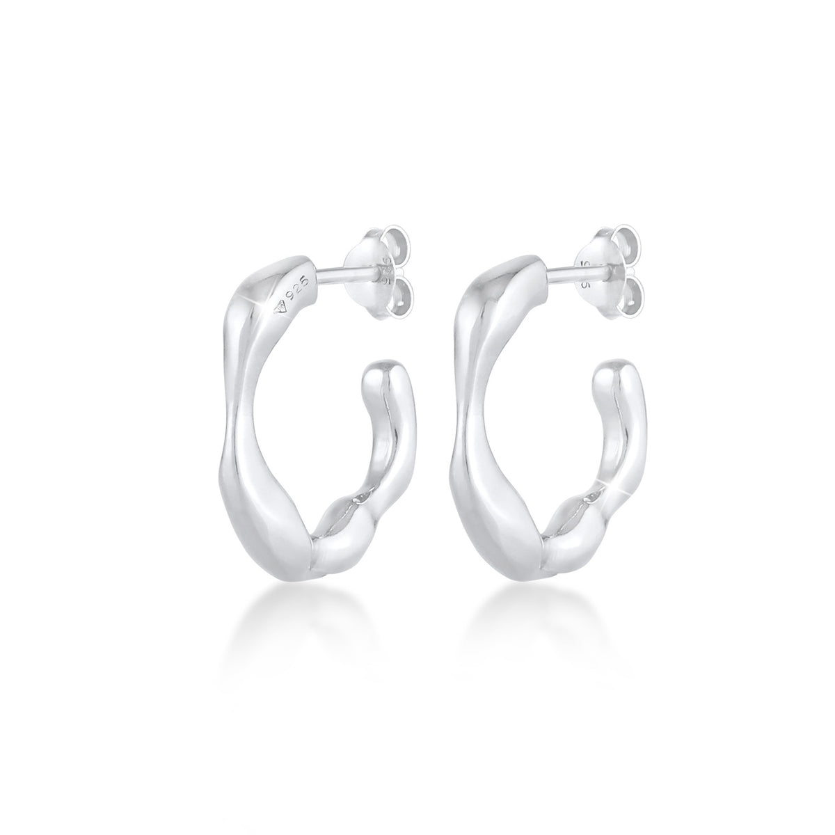 Silber - Elli PREMIUM | Ohrstecker | 925er Sterling Silber