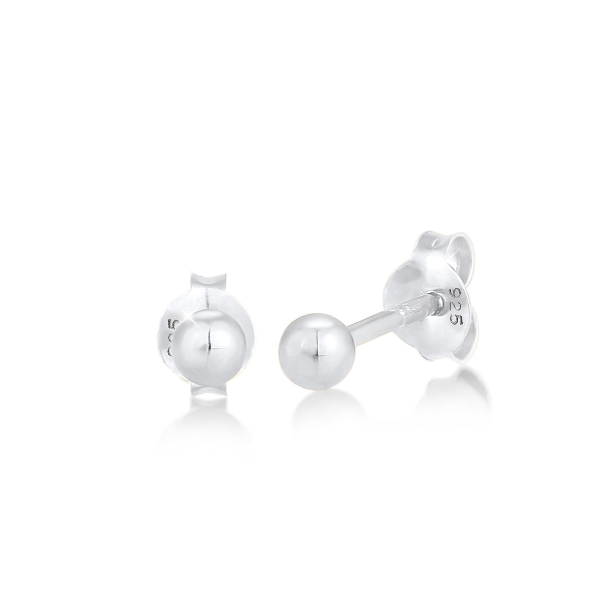 Silber - Elli | Ohrstecker Geo | 925er Sterling Silber