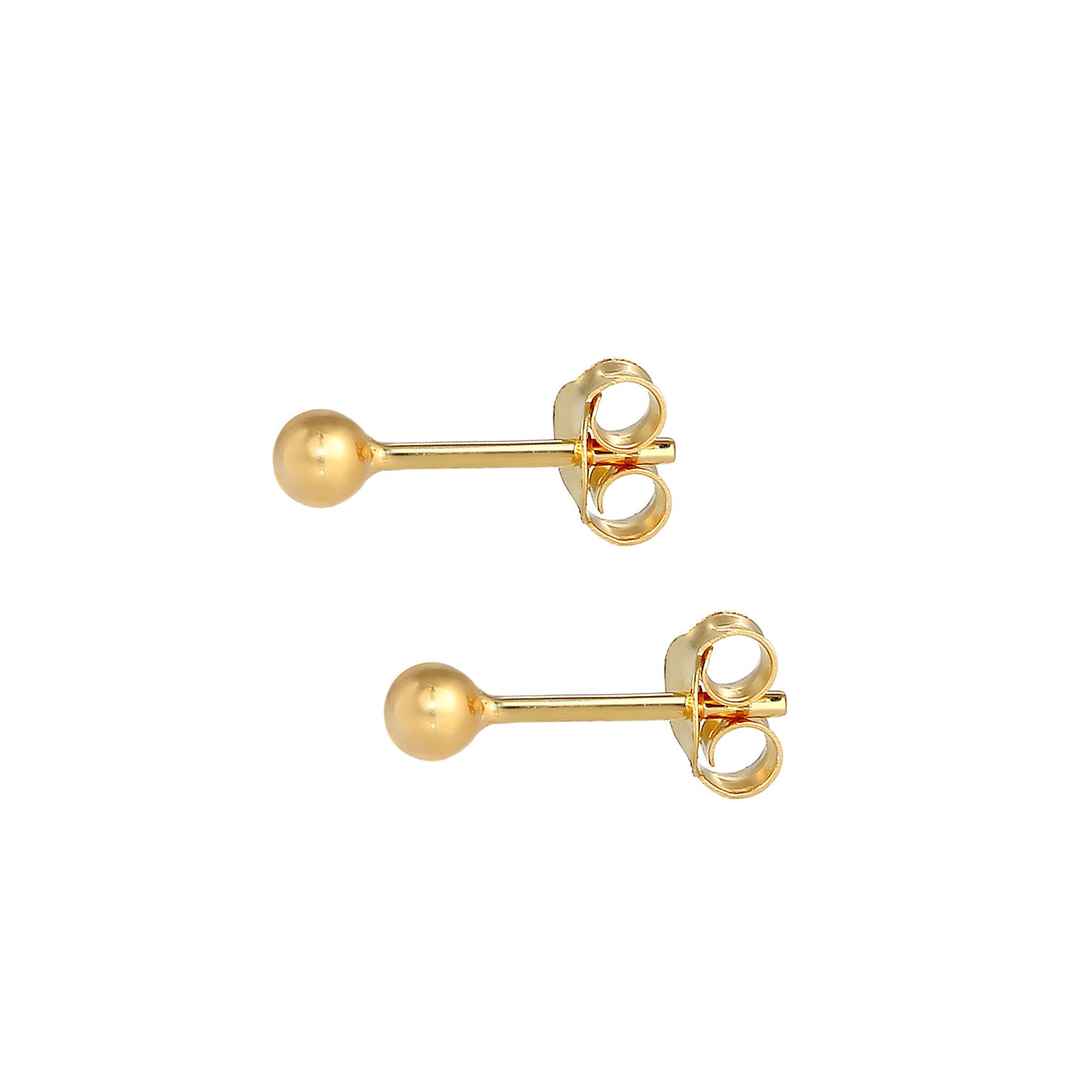 Gold - Elli | Ohrstecker Geo | 925 Sterling Silber vergoldet