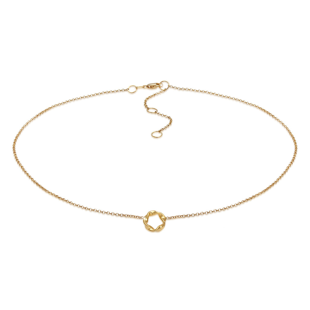 Gold - Elli PREMIUM | Choker | 375 Gelbgold
