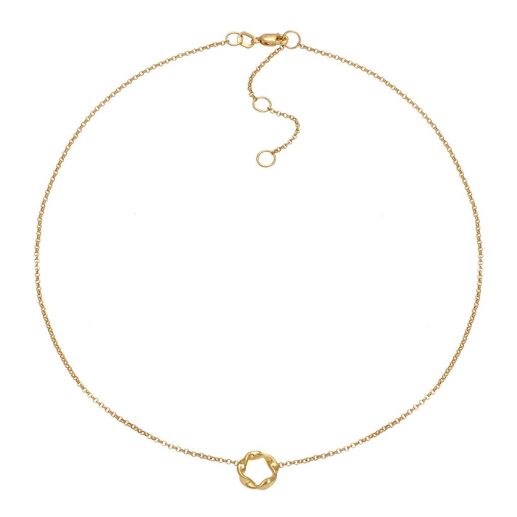 Gold - Elli PREMIUM | Choker | 375 Gelbgold