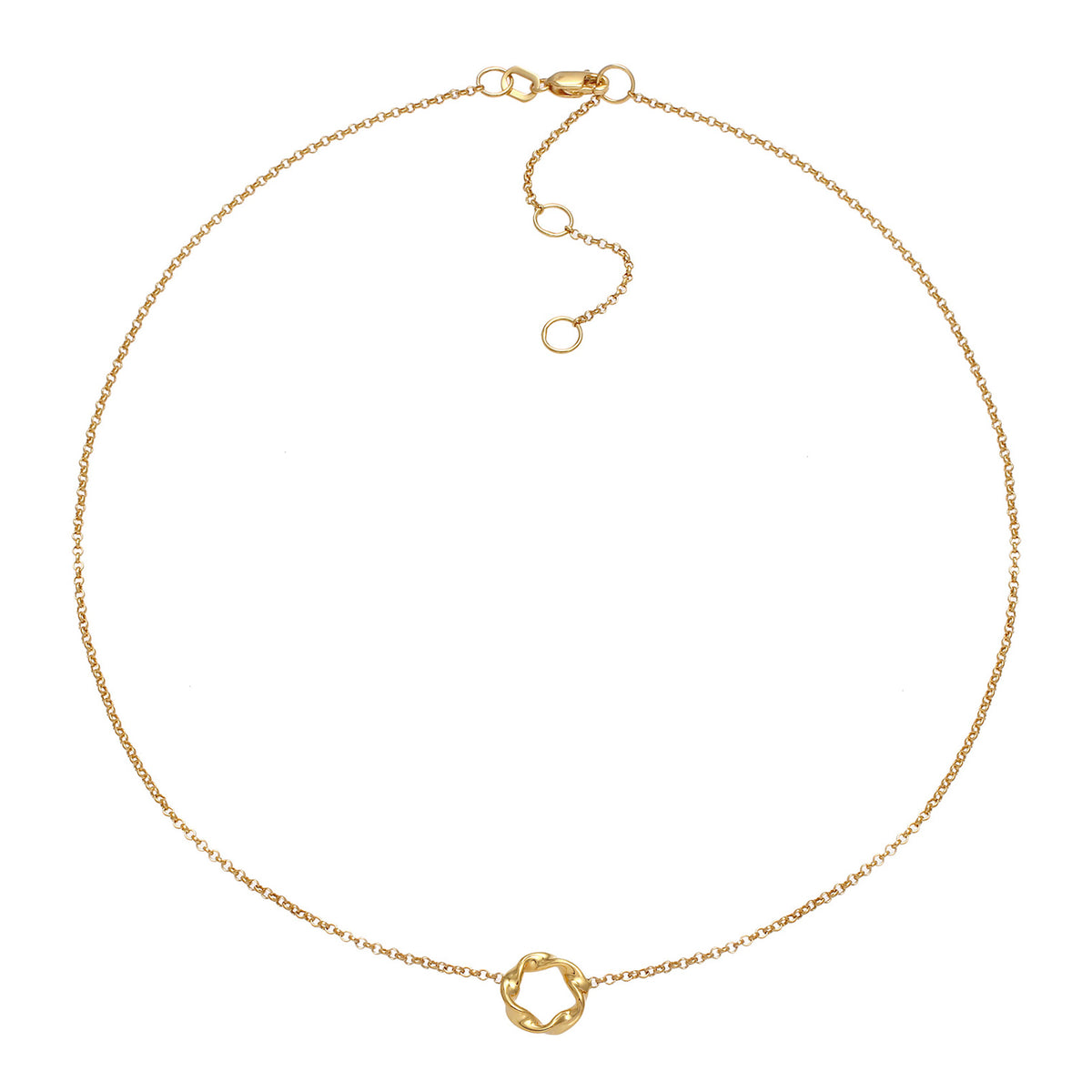 Gold - Elli PREMIUM | Choker | 375 Gelbgold