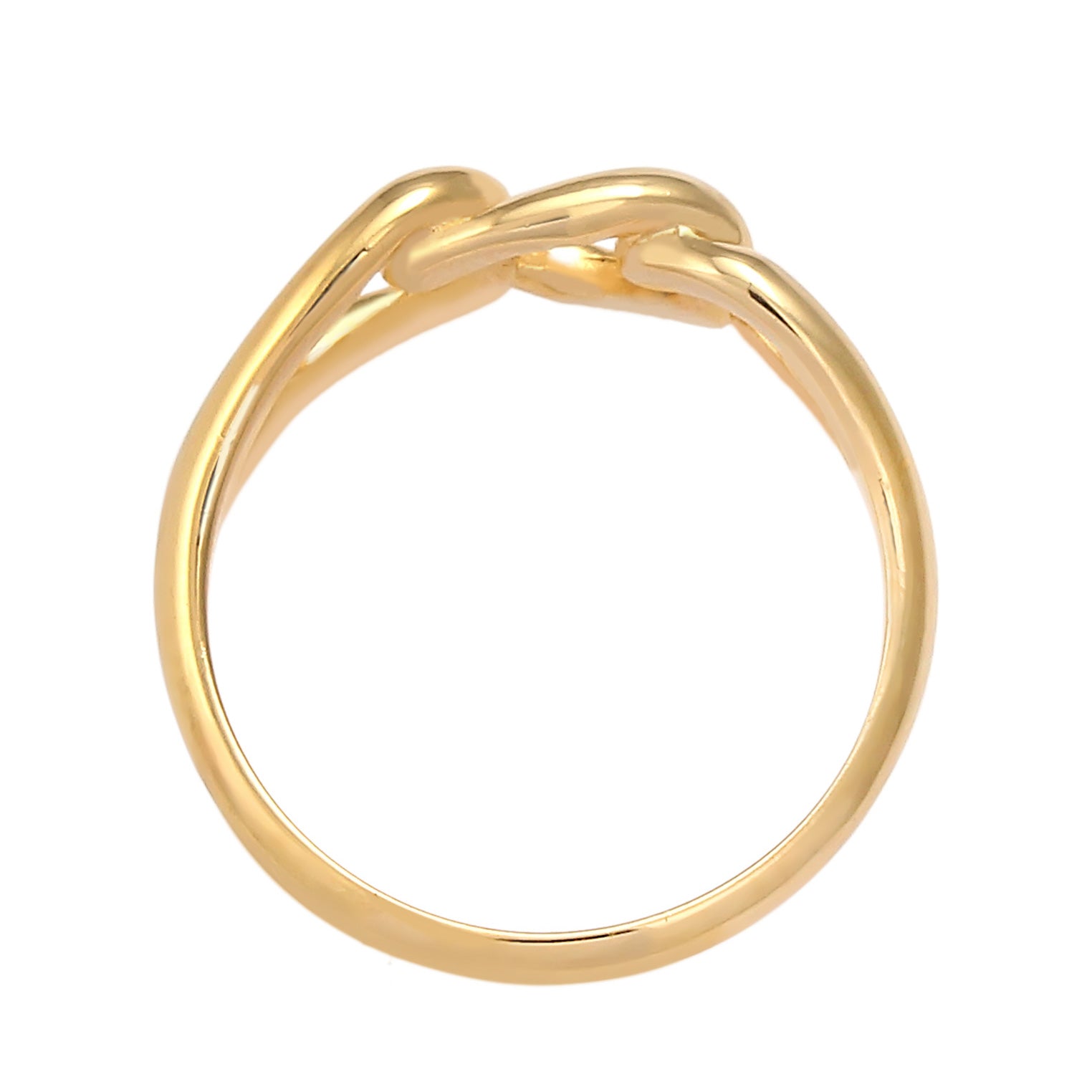 Gold - Elli | Ring Geo | 925 Sterling Silber vergoldet