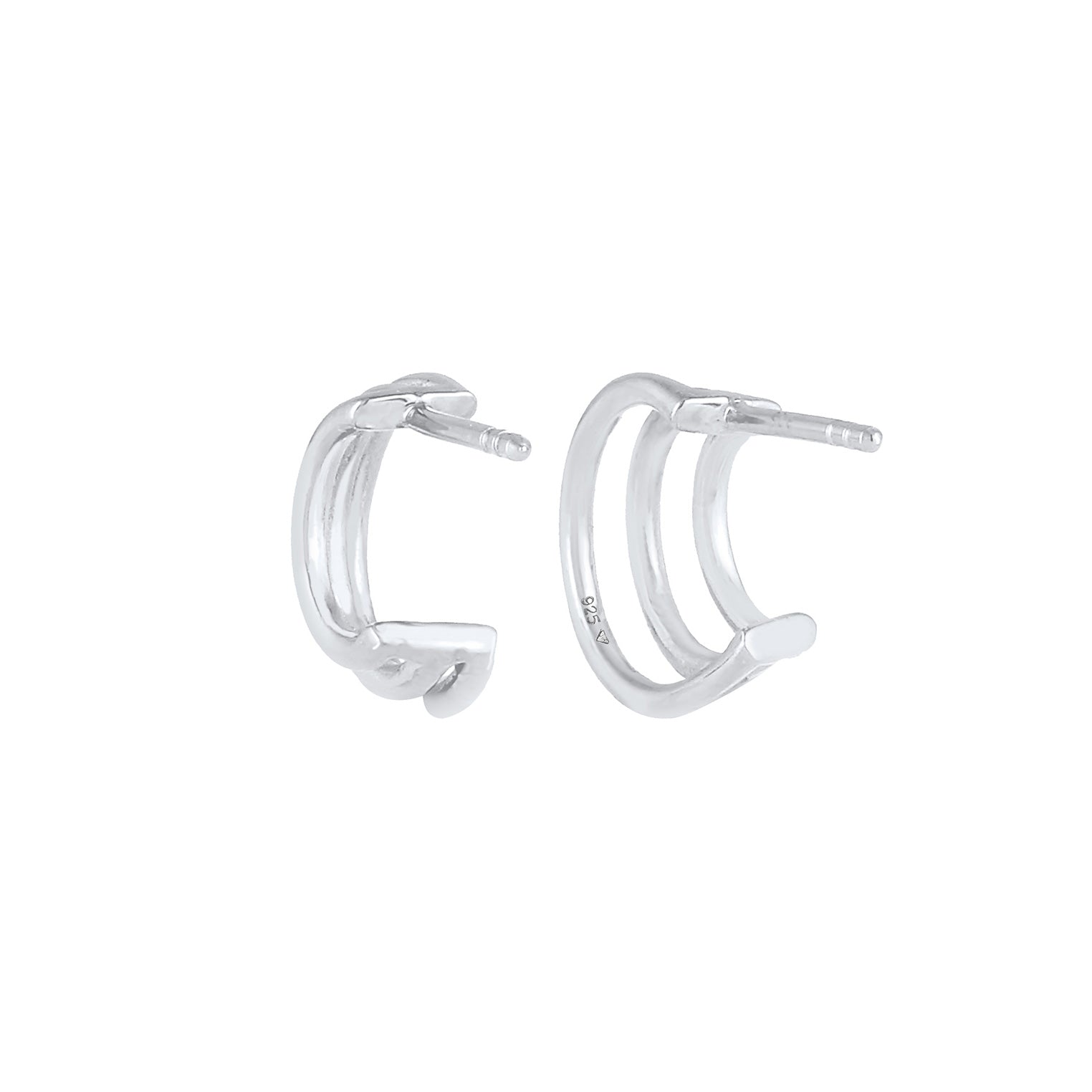 Silber - Elli PREMIUM | Ohrstecker | 925er Sterling Silber