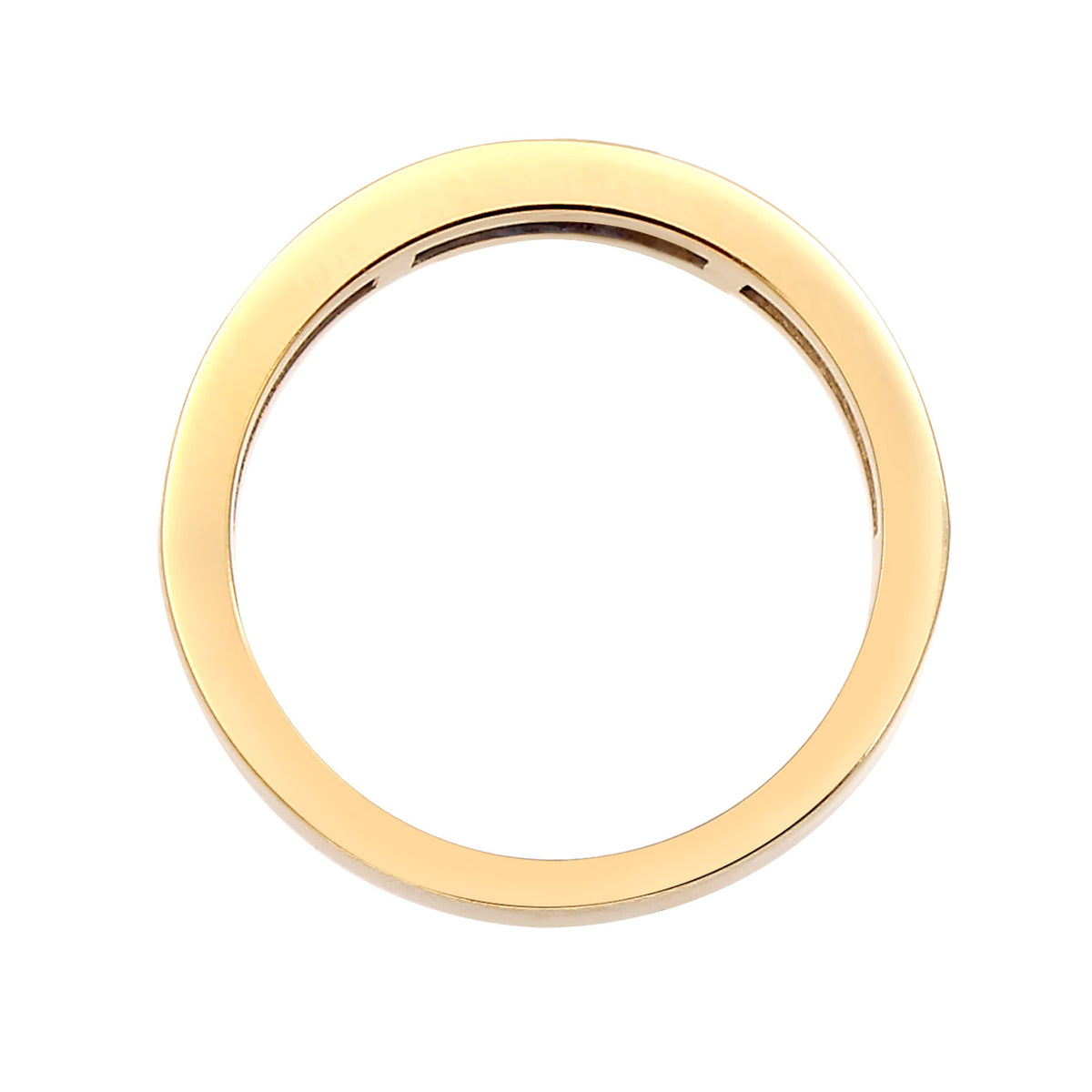 Gold - Elli PREMIUM | Bandring | Saphir ( Blau ) | 925 Sterling Silber vergoldet
