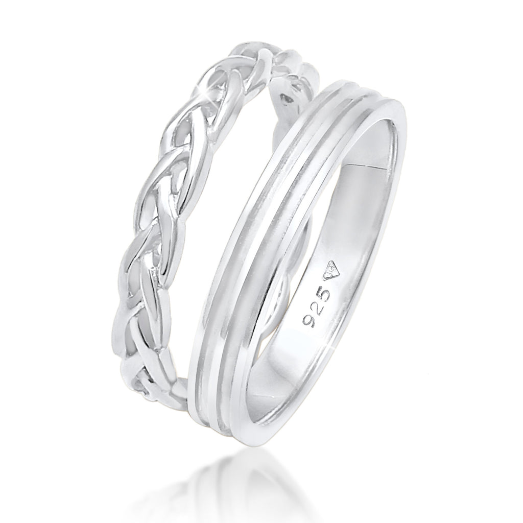 Silber - Elli | Bandring | 925er Sterling Silber