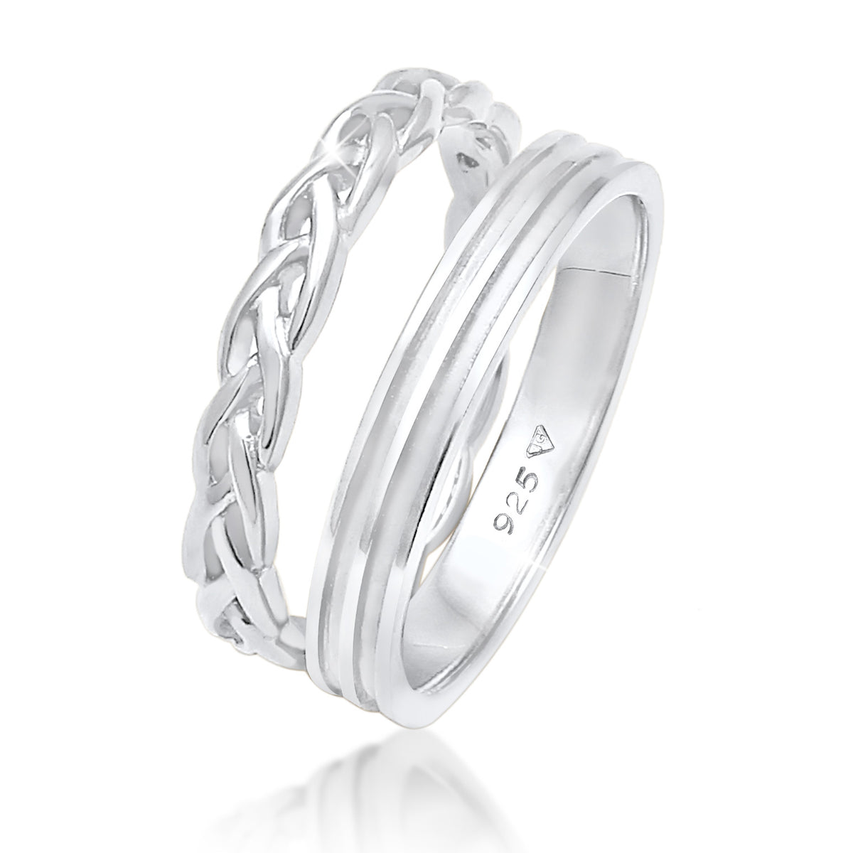 Silber - Elli | Bandring | 925er Sterling Silber
