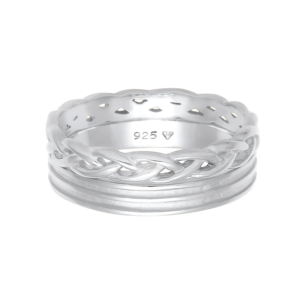 Silber - Elli | Bandring | 925er Sterling Silber