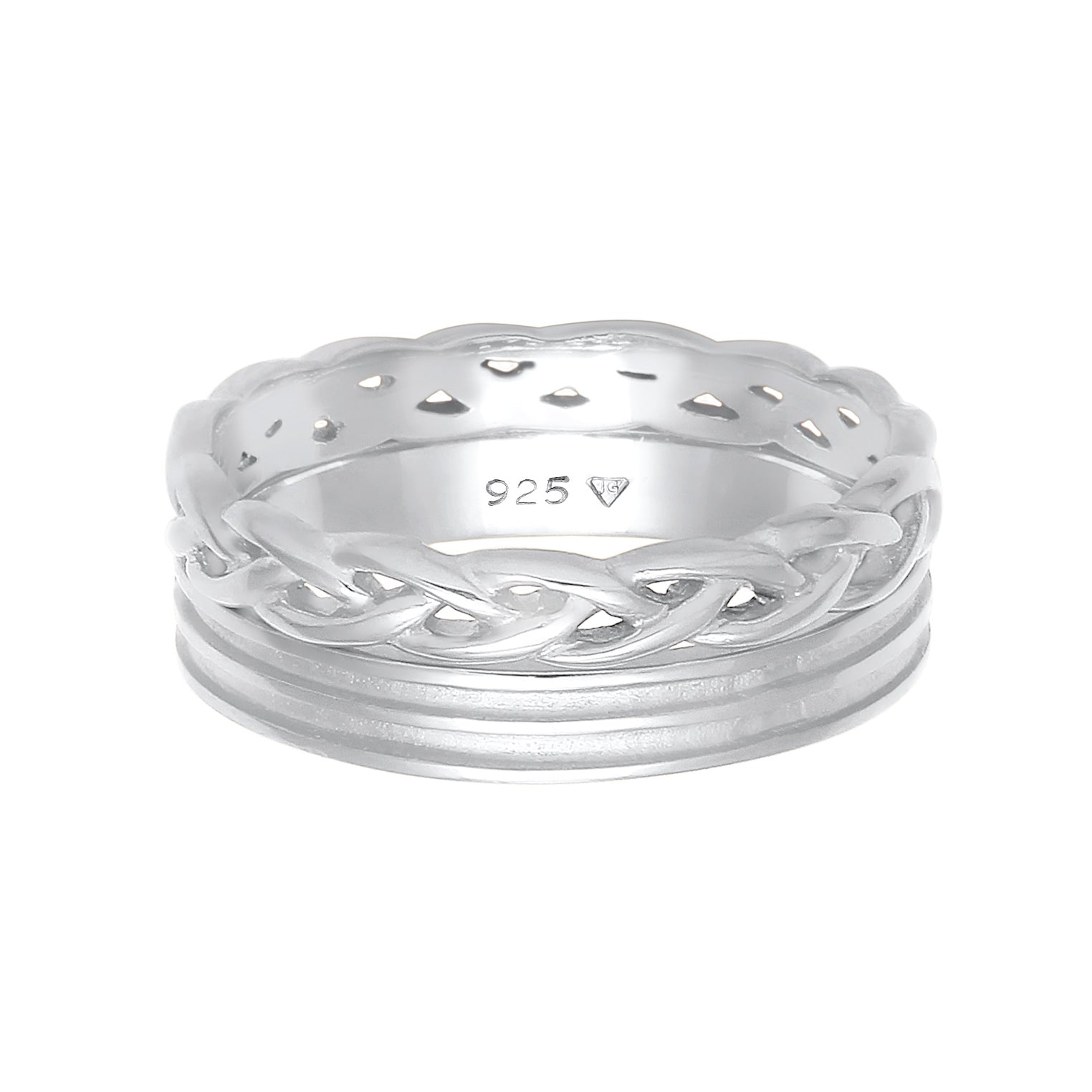 Silber - Elli | Bandring | 925er Sterling Silber