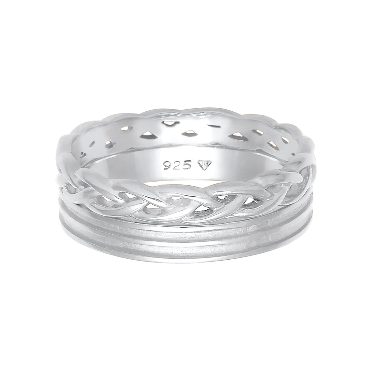 Silber - Elli | Bandring | 925er Sterling Silber