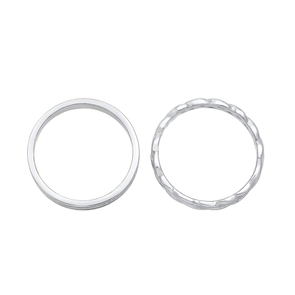 Silber - Elli | Bandring | 925er Sterling Silber