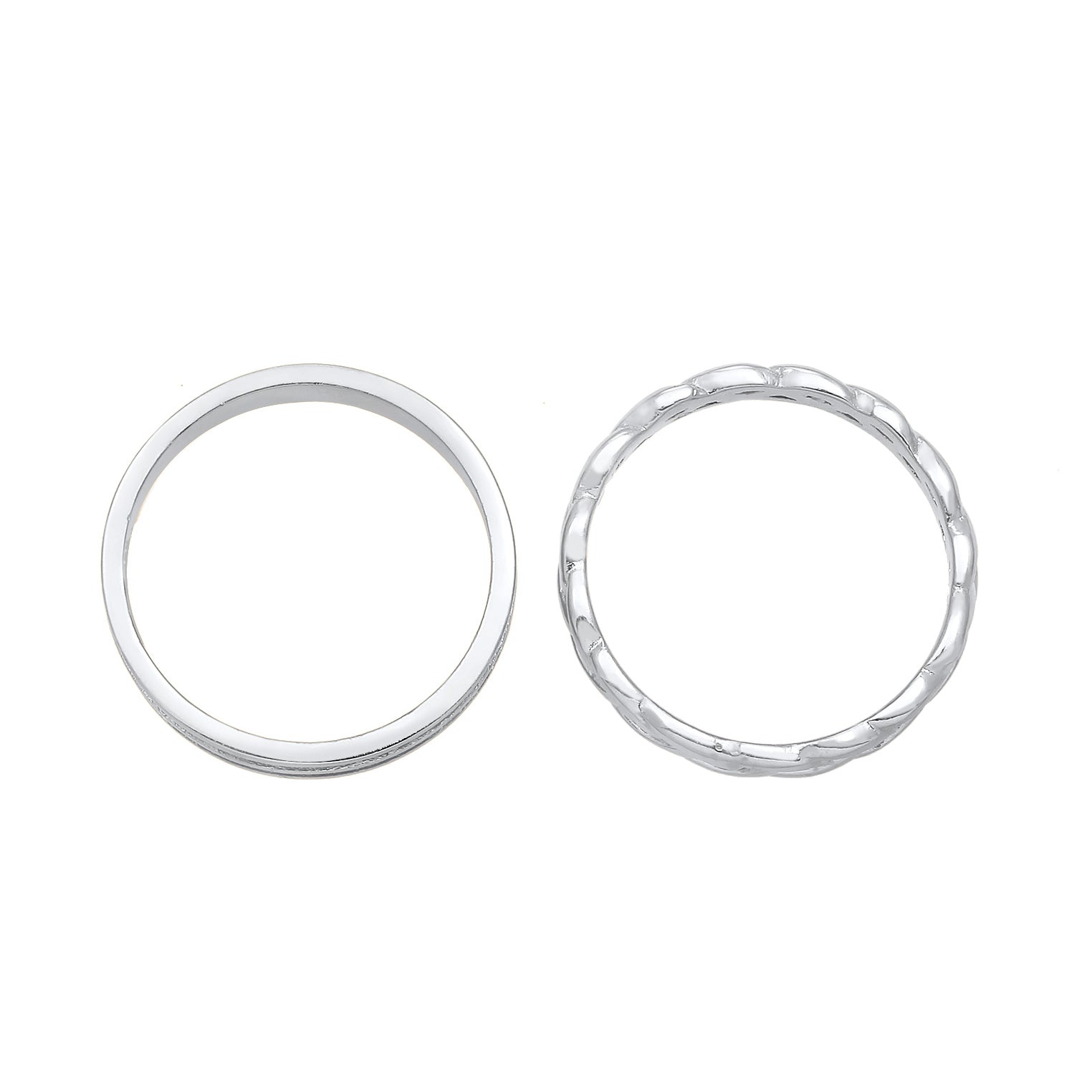 Silber - Elli | Bandring | 925er Sterling Silber