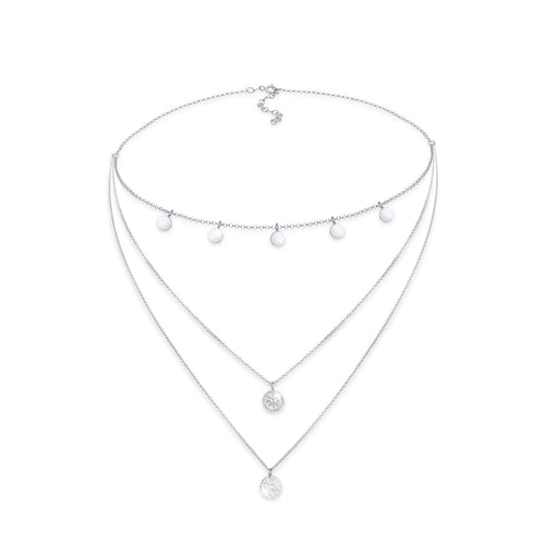 Silber - Elli | Choker Kreis | 925er Sterling Silber