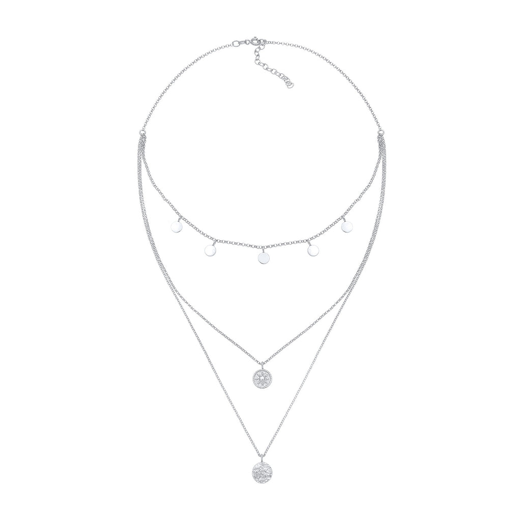 Silber - Elli | Choker Kreis | 925er Sterling Silber