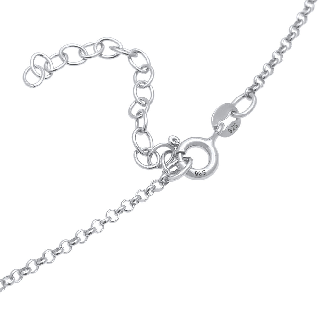 Silber - Elli | Choker Kreis | 925er Sterling Silber