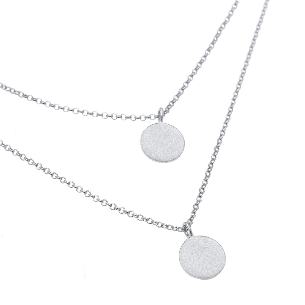 Silber - Elli | Choker Kreis | 925er Sterling Silber