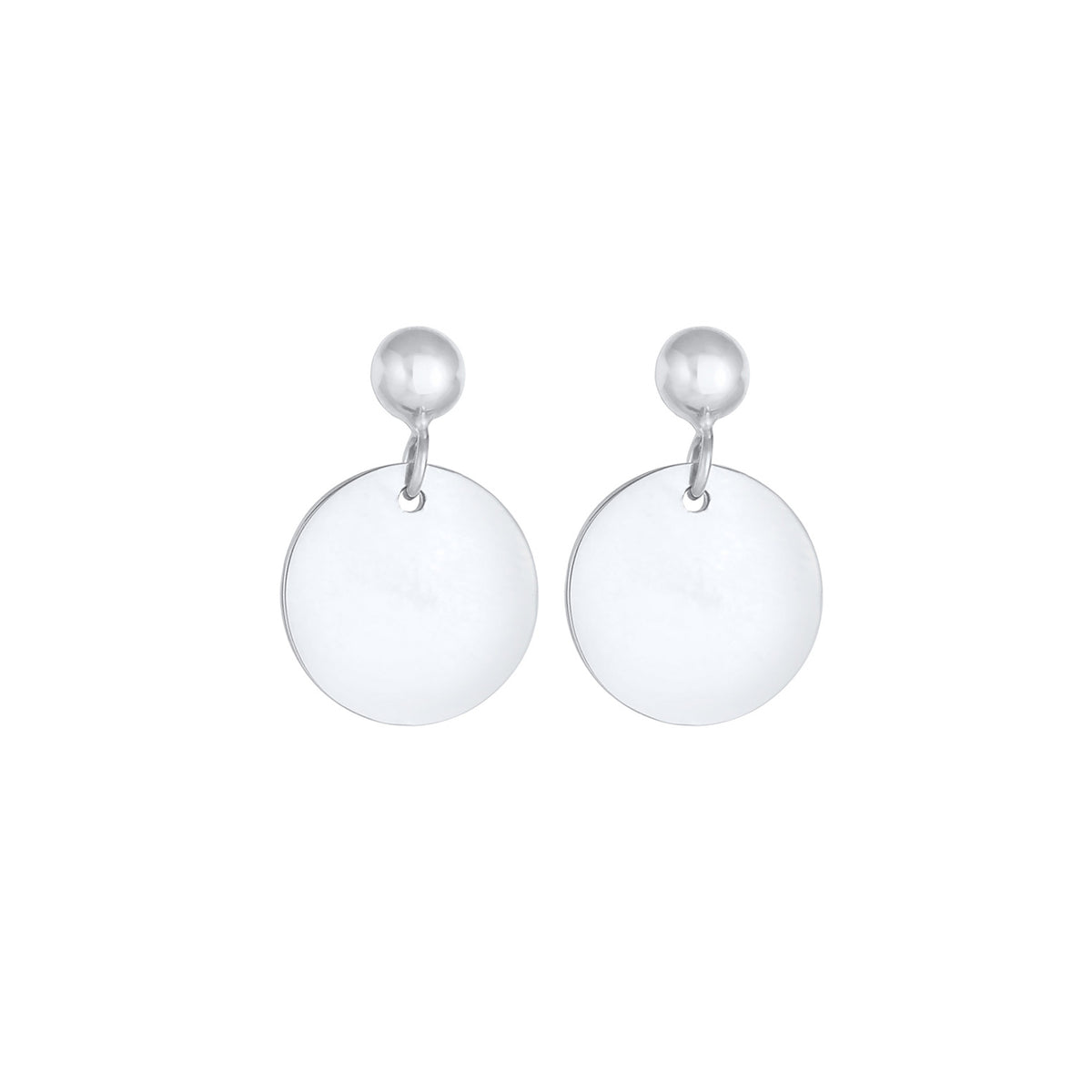 Silber - Elli | Ohrhänger Geo | 925er Sterling Silber