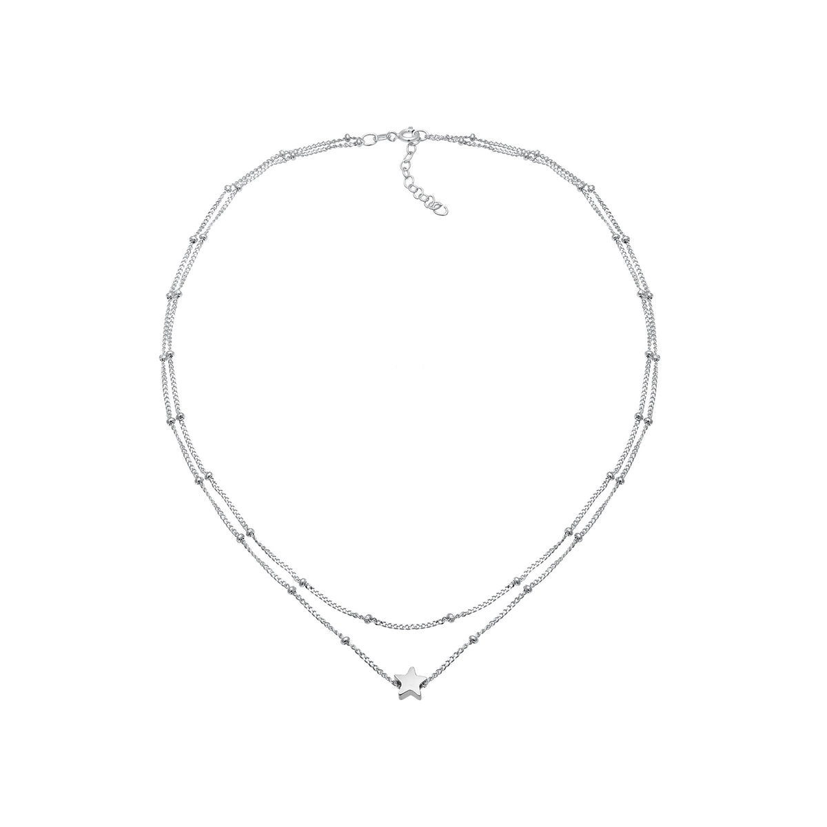 Silber - Elli | Kugel-Choker Astro | 925er Sterling Silber