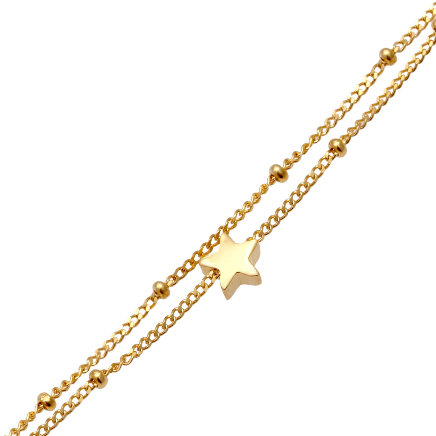 Gold - Elli | Kugel-Choker Astro | 925 Sterling Silber vergoldet