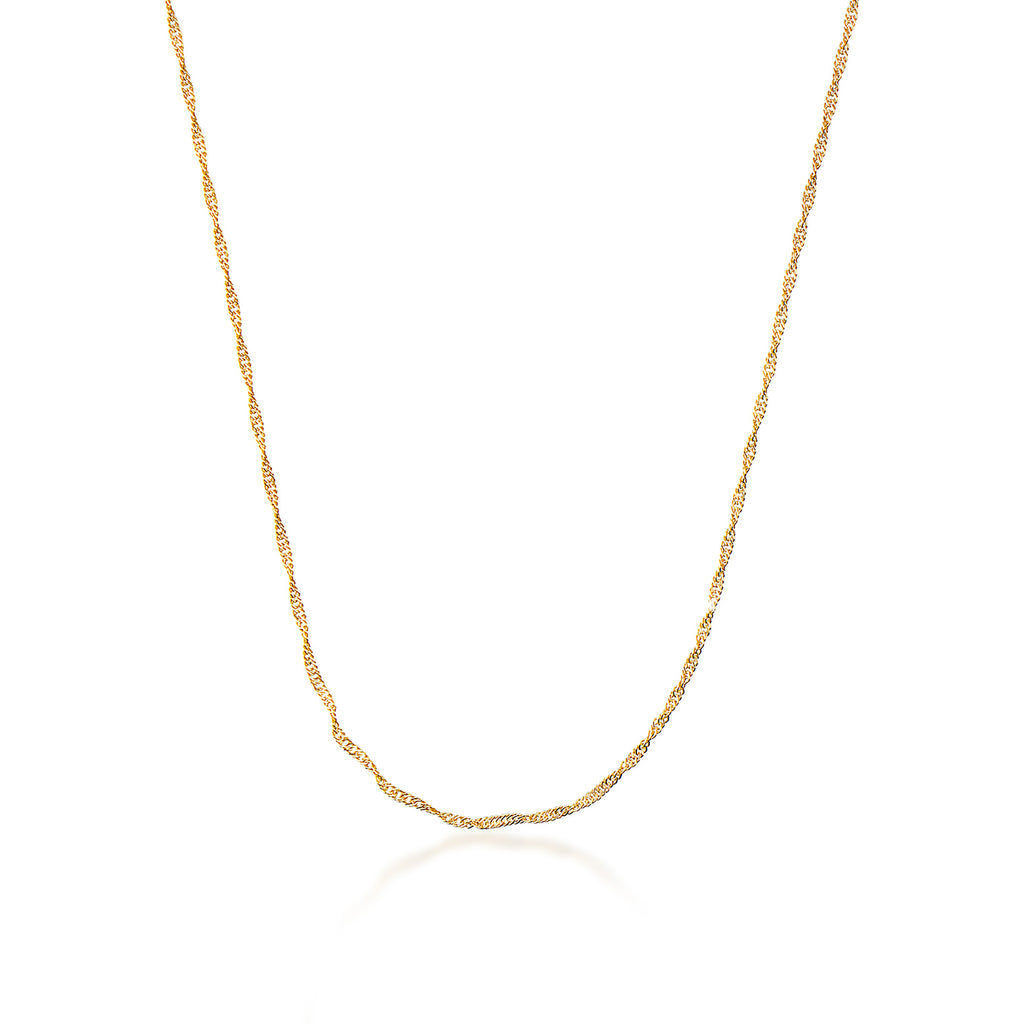 Gold - Elli PREMIUM | Halskette Basic | 333 Gelbgold