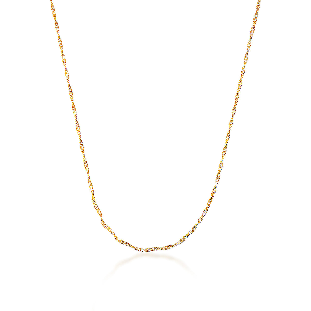 Gold - Elli PREMIUM | Halskette Basic | 333 Gelbgold