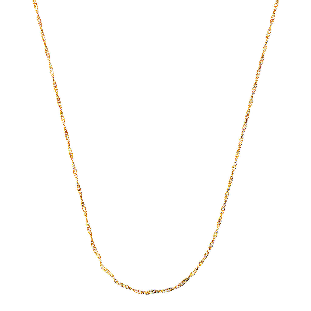 Gold - Elli PREMIUM | Halskette Basic | 333 Gelbgold
