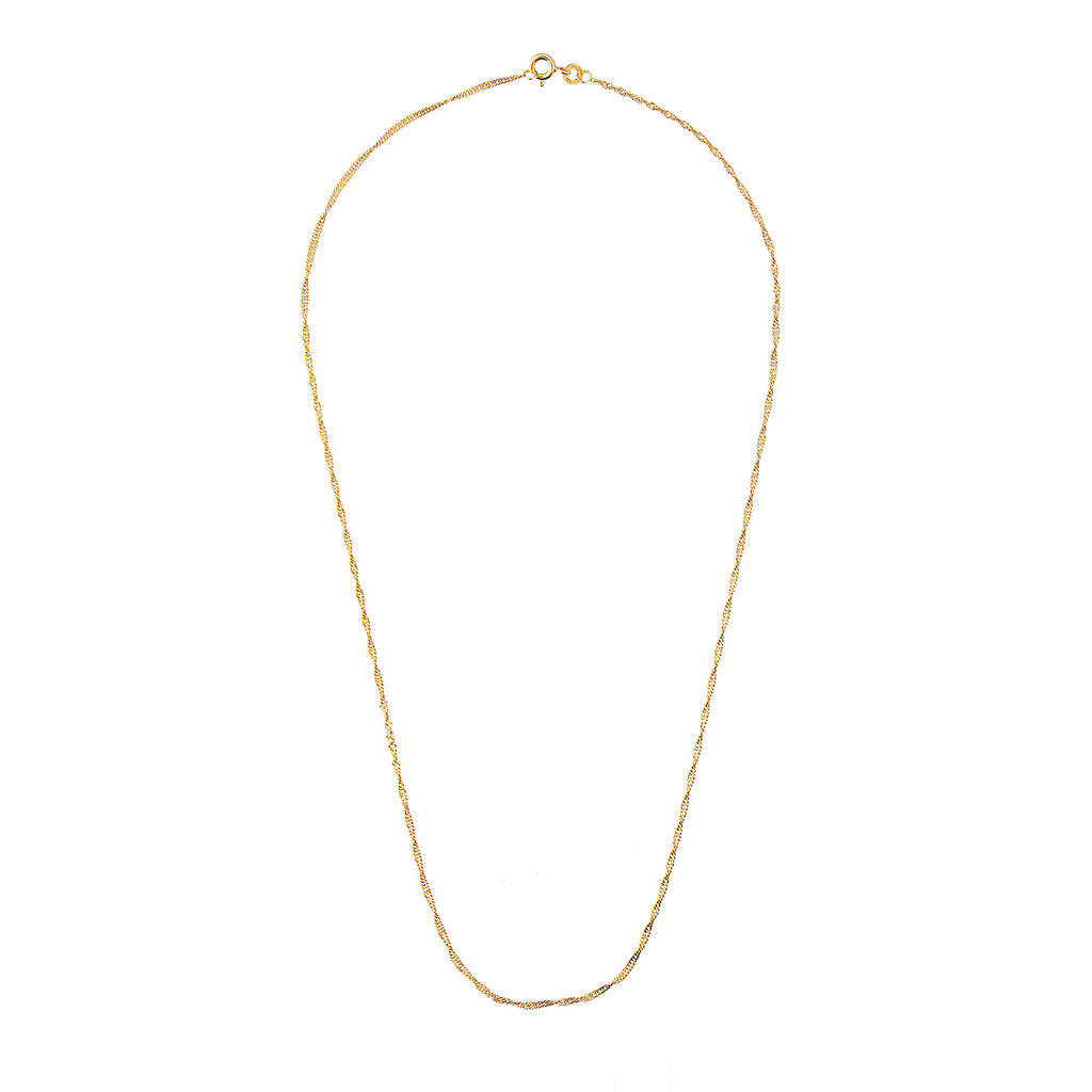 Gold - Elli PREMIUM | Halskette Basic | 333 Gelbgold