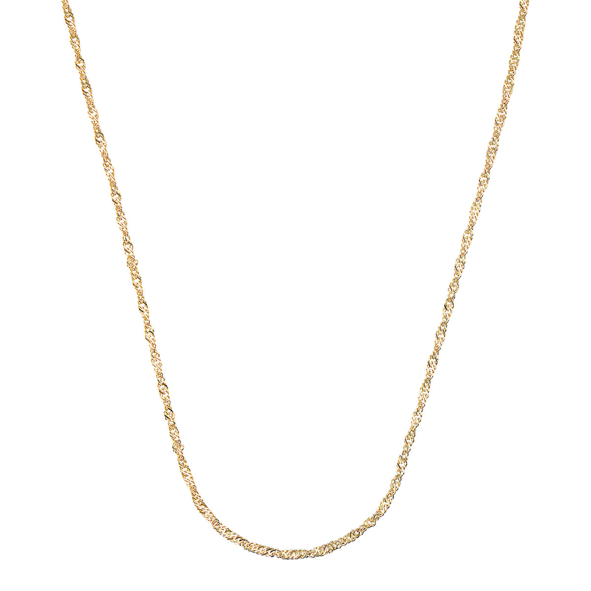 Gold - Elli PREMIUM | Singapur-Halskette | 333 Gelbgold