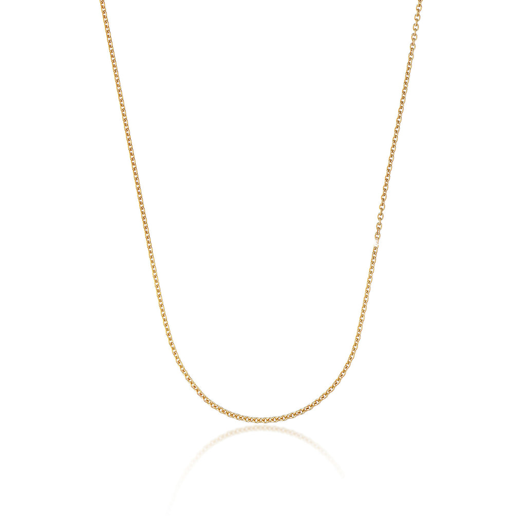 Gold - Elli PREMIUM | Erbs-Halskette | 333 Gelbgold