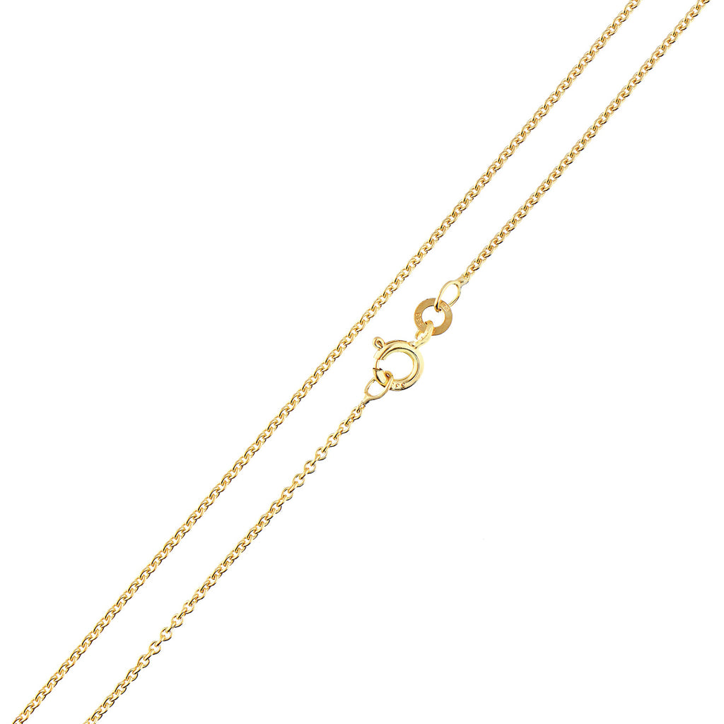 Gold - Elli PREMIUM | Erbs-Halskette | 333 Gelbgold