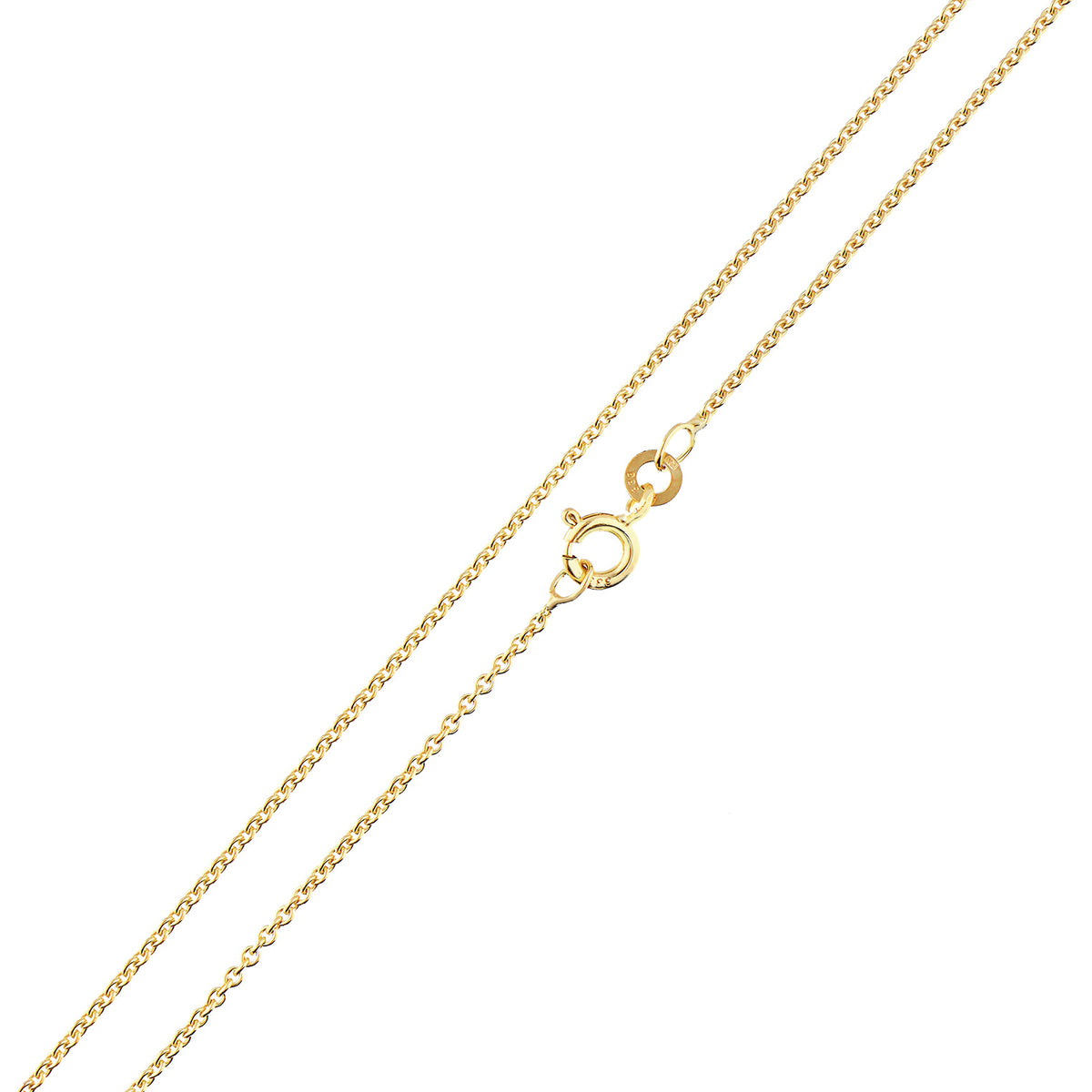 Gold - Elli PREMIUM | Erbs-Halskette | 333 Gelbgold